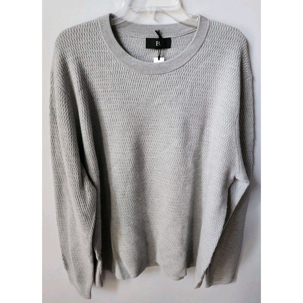 Men’s Long Sleeve BR Thermal Sweater Merino Extra Fine Wool Sz XXL Banana Rep.